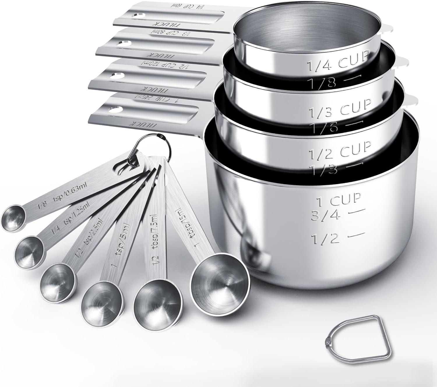 Luxe Stainless Measurable Set 1 Luxe Stainless Measurable Set