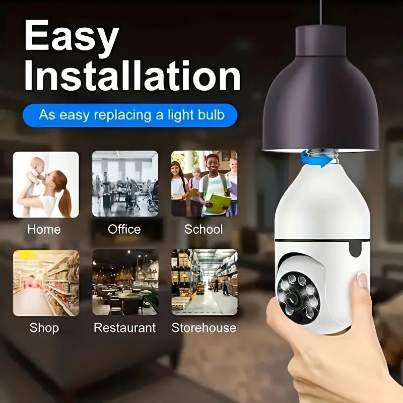 Panoramic Security Bulb Camera 3 Panoramic Security Bulb Camera - Image 3