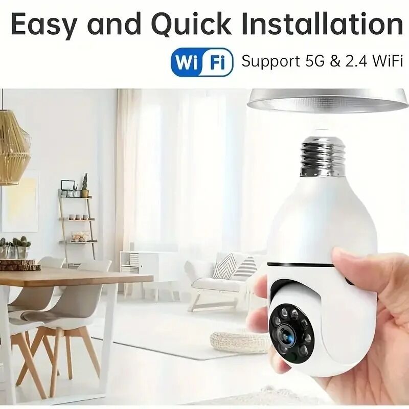 Panoramic Security Bulb Camera 5 Panoramic Security Bulb Camera - Image 5