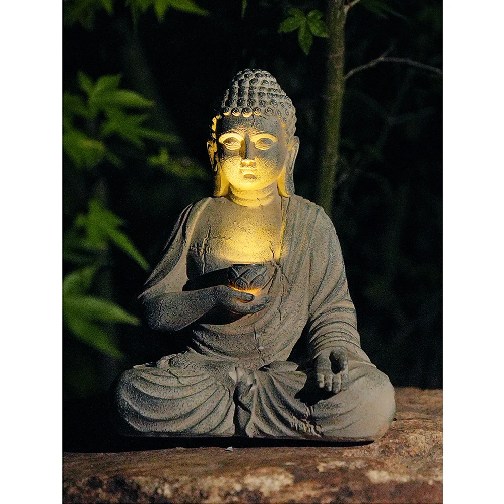 Solar Buddha Statue 1 Solar Buddha Statue