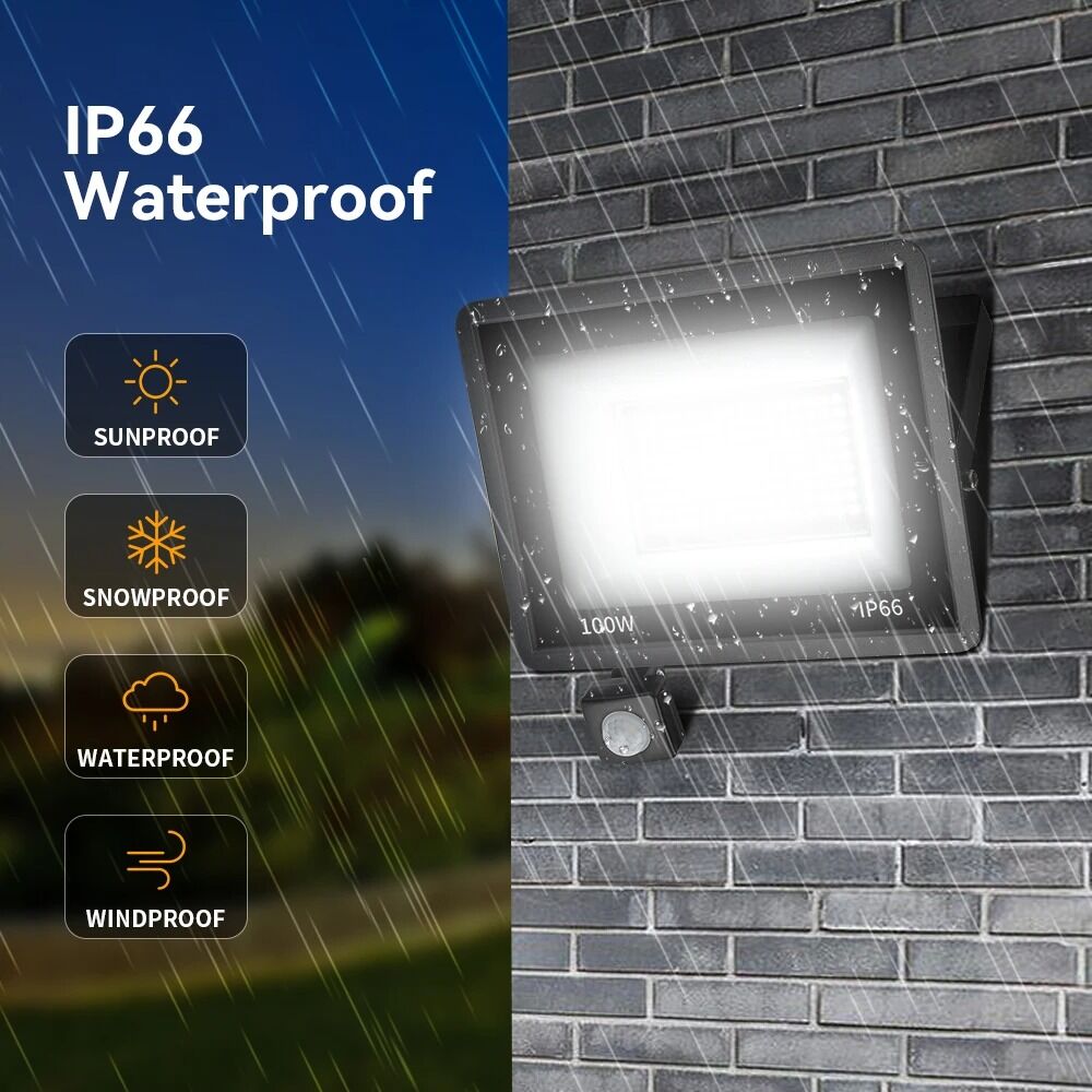 200W LED Floodlight with PIR Motion Sensor 7 200W LED Floodlight with PIR motion sensor