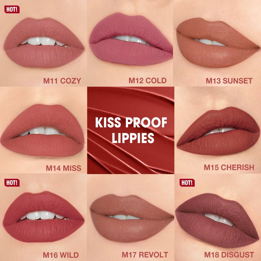 O.TWO.O Matte Lipstick – Waterproof Velvet Lip Tint 4 O.TWO.O Matte Lipstick – Waterproof Velvet Lip Tint - Image 4