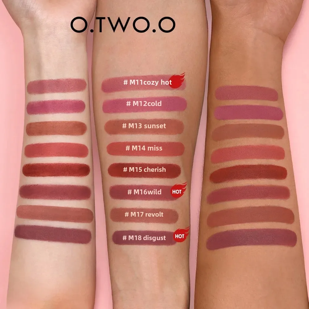 O.TWO.O Matte Lipstick – Waterproof Velvet Lip Tint 5 O.TWO.O Matte Lipstick – Waterproof Velvet Lip Tint - Image 5