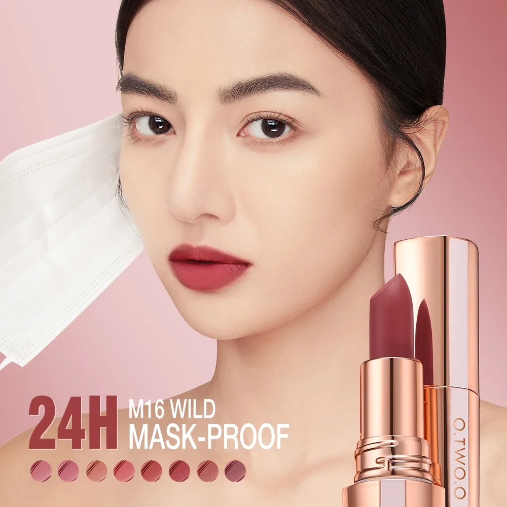 O.TWO.O Matte Lipstick – Waterproof Velvet Lip Tint 3 O.TWO.O Matte Lipstick – Waterproof Velvet Lip Tint - Image 3