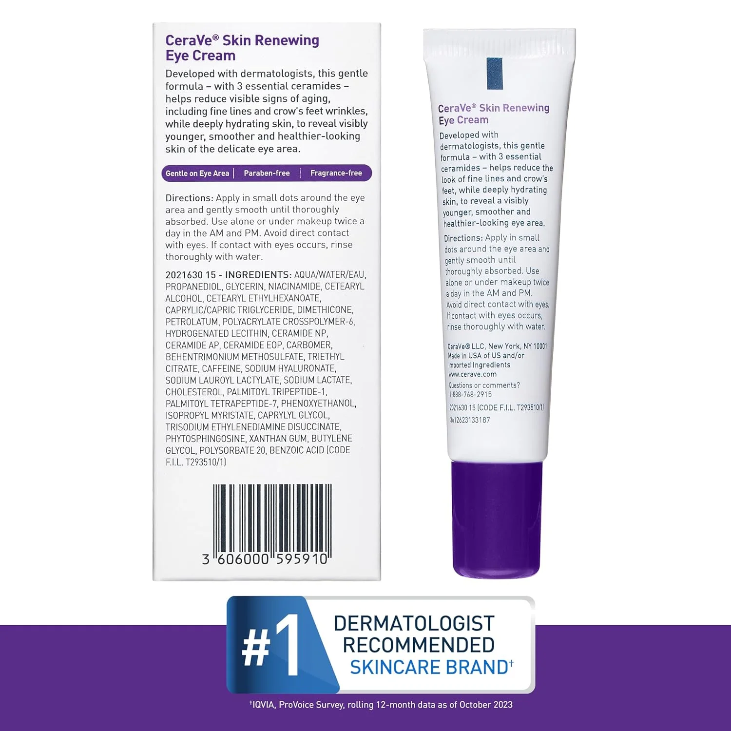 CeraVe Skin Renewing Peptide Eye Cream 6 CeraVe Skin Renewing Peptide Eye Cream - Image 6
