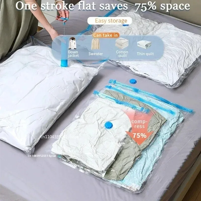 Reusable Vacuum Storage Bags for Clothes & Bedding 5 Reusable Vacuum Storage Bags for Clothes & Bedding - Image 5