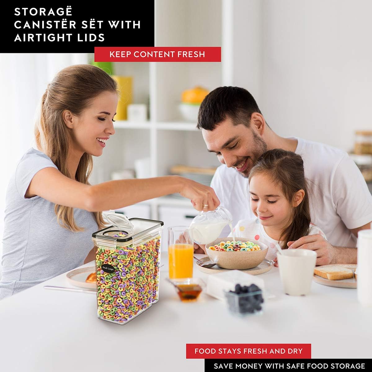 Covered Food Storage Containers 3 Covered Food Storage Containers - Image 3